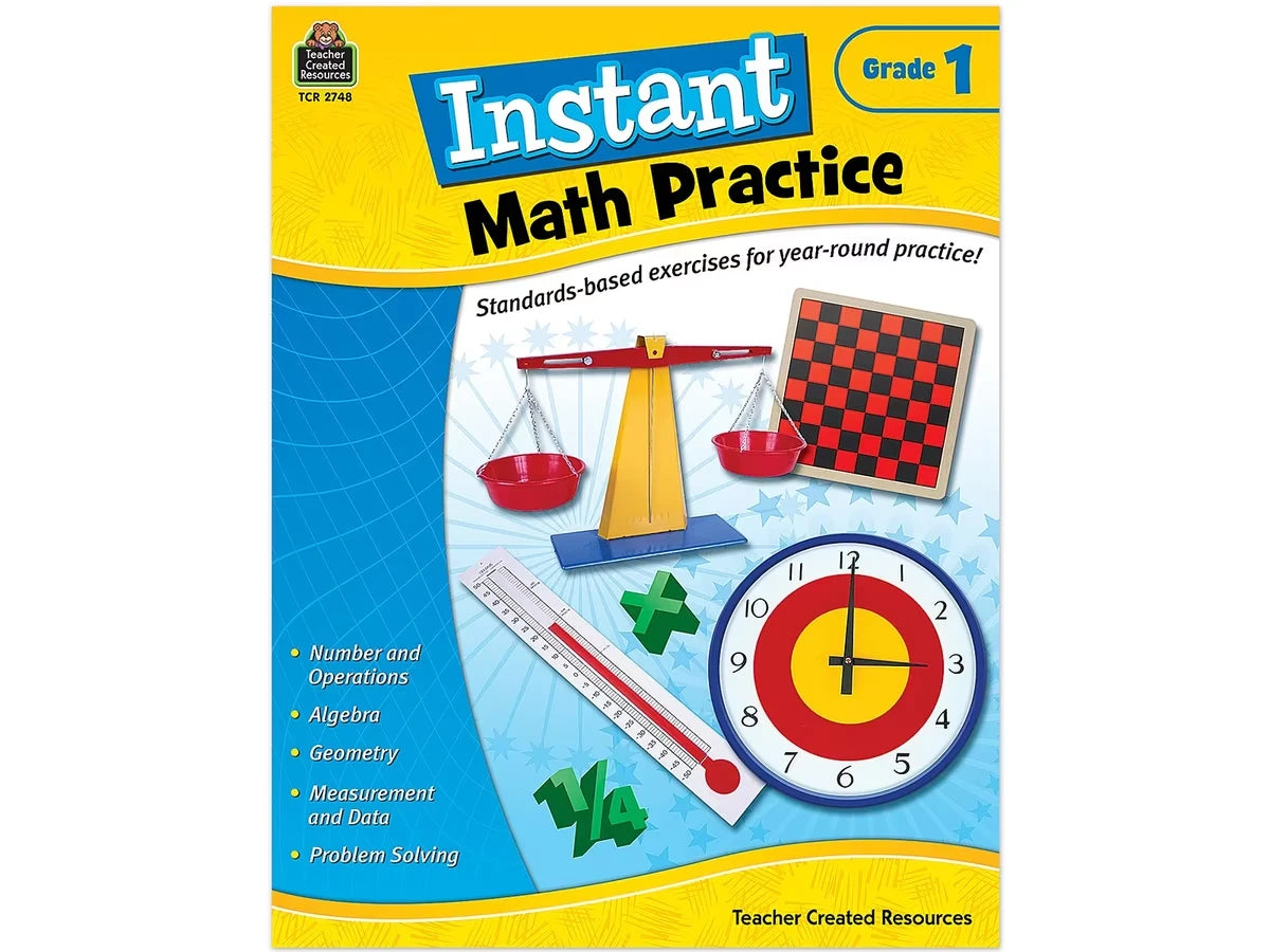 Instant Math Practice Workbook - Gr. 1 - US 2136