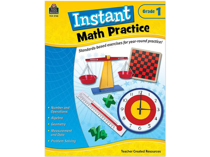Instant Math Practice Workbook - Gr. 1 - US 2136