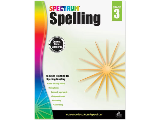 Spectrum® Spelling Workbook - Gr. 3 - US 6785