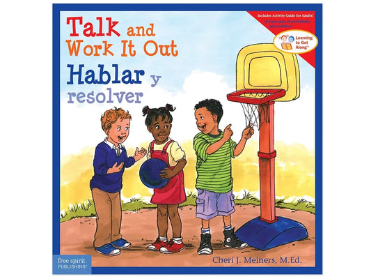 Talk and Work It Out Bilingual Paperback Book - US 9603
