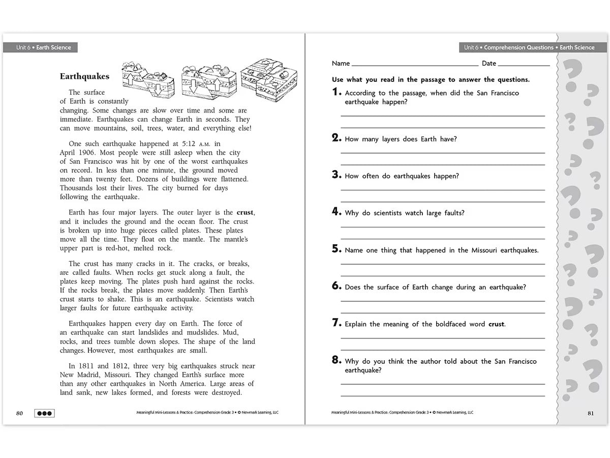 Comprehension Workbook - Gr. 3 - US 3468