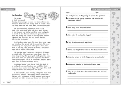 Comprehension Workbook - Gr. 3 - US 3468