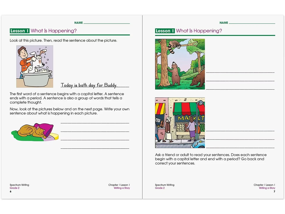 Spectrum® Writing Workbook - Gr. 2 - US 7110