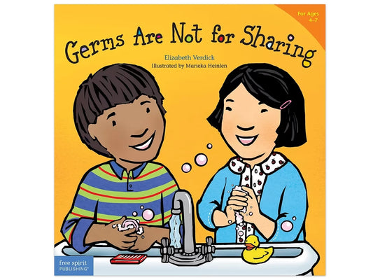 Germs Are Not for Sharing Paperback Book - US 8055