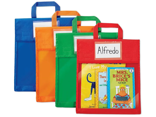 Sort & Store Book Totes - Set of 4 - US 8222