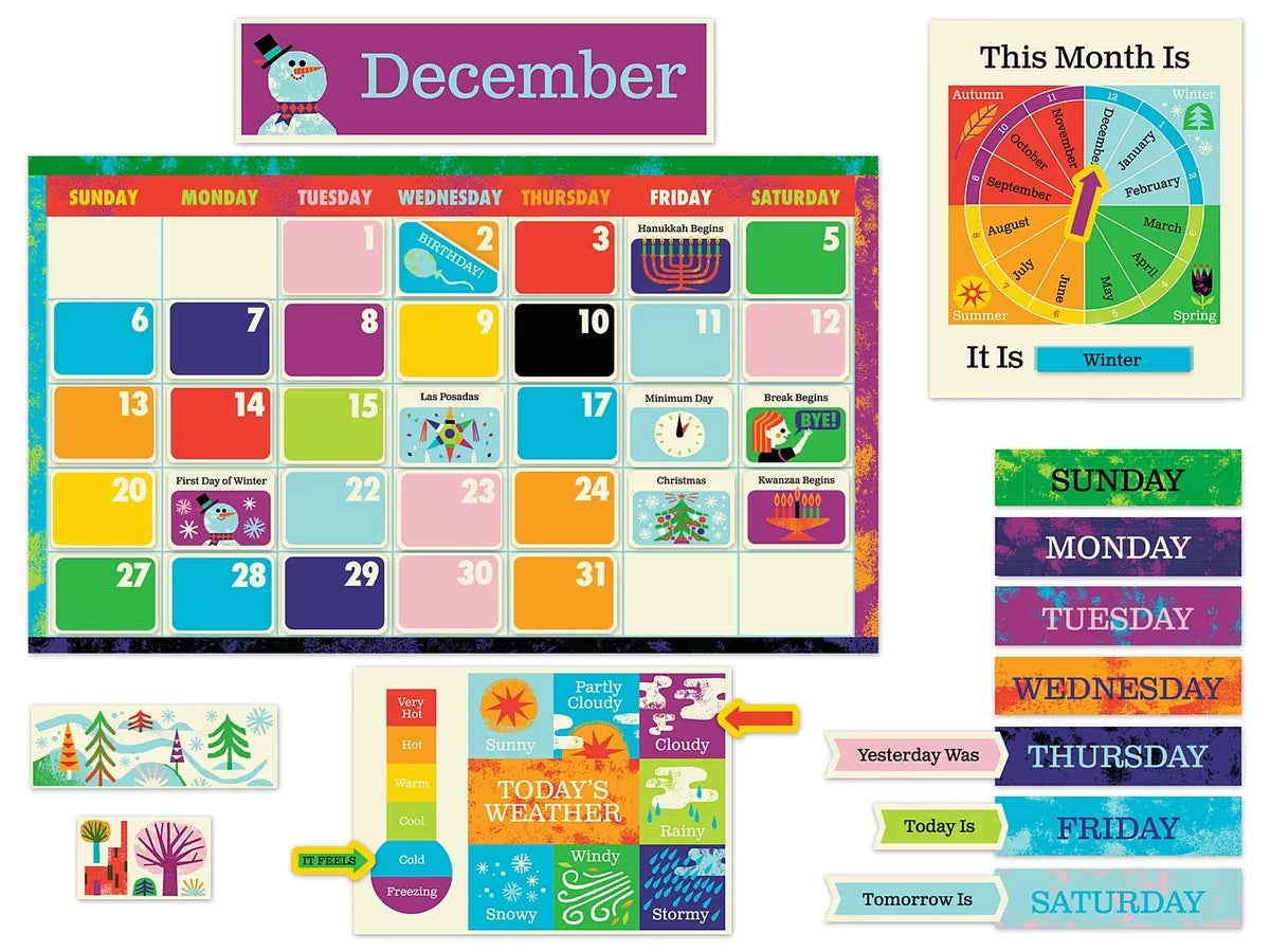 Invisible Creature™ Calendar Bulletin Board Set - US 7469