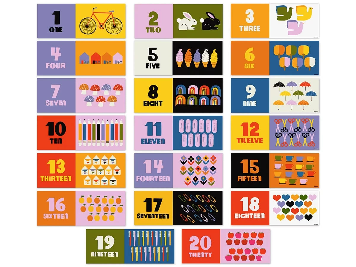 Lisa Congdon Numbers 1-20 Bulletin Board Set - US 7831