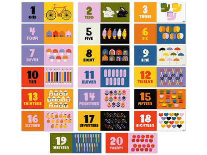 Lisa Congdon Numbers 1-20 Bulletin Board Set - US 7831
