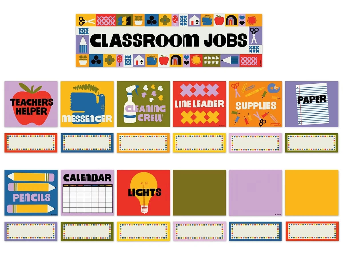 Lisa Congdon Classroom Jobs Bulletin Board Set - US 2787