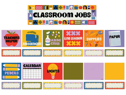 Lisa Congdon Classroom Jobs Bulletin Board Set - US 2787