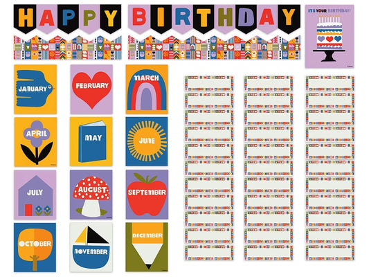 Lisa Congdon Birthday Bulletin Board Set - US 4017