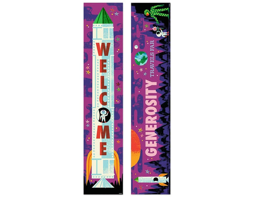 Invisible Creature™ Double-Sided Welcome Banner - US 1725
