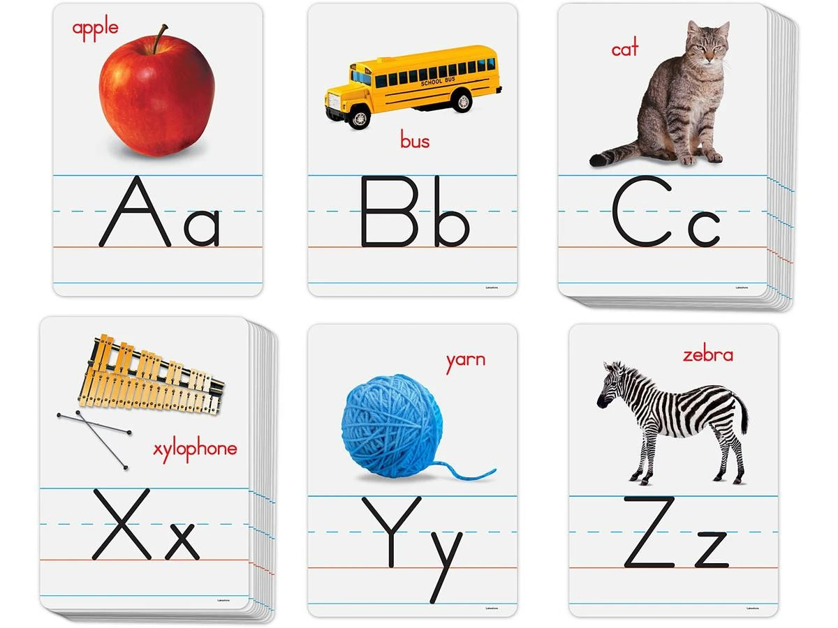 Traditional Manuscript Alphabet Photo Cards - US 1993