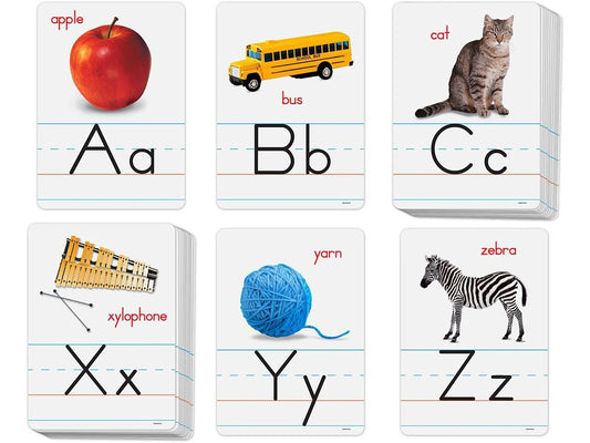 Traditional Manuscript Alphabet Photo Cards - US 1993