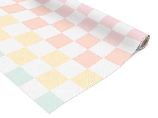 Cool for School Pastel Checkers Better Than Paper® Roll - US 9798