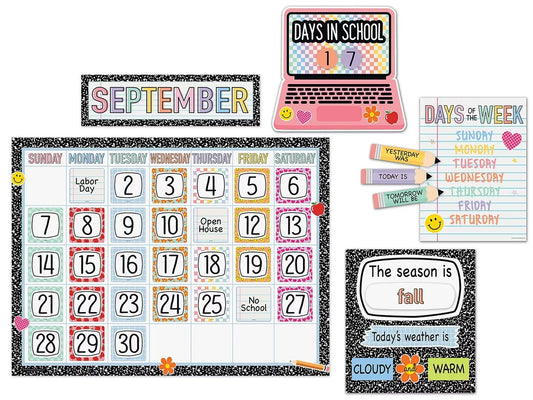 Cool for School Calendar Bulletin Board Set - US 1071