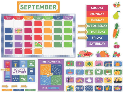 Farmers Market Calendar Bulletin Board Set - US 9625