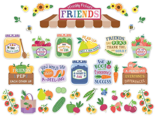 Farmers Market Freshly Picked Bulletin Board Set - US 6030
