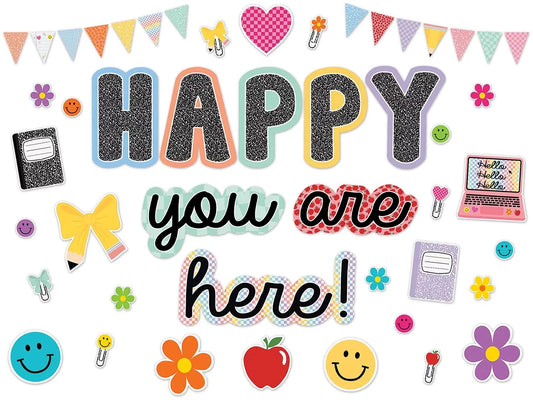 Cool for School Happy You Are Here Bulletin Board Set - US 7277