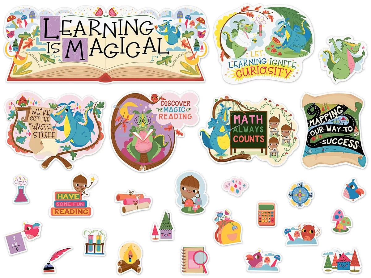 Fairy Tale Forest Learning Is Magical Bulletin Board Set - US 5214