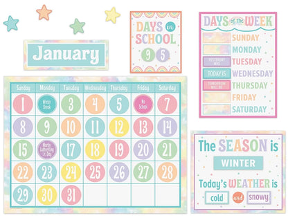 Pastel Pop Calendar Bulletin Board Set - US 5791