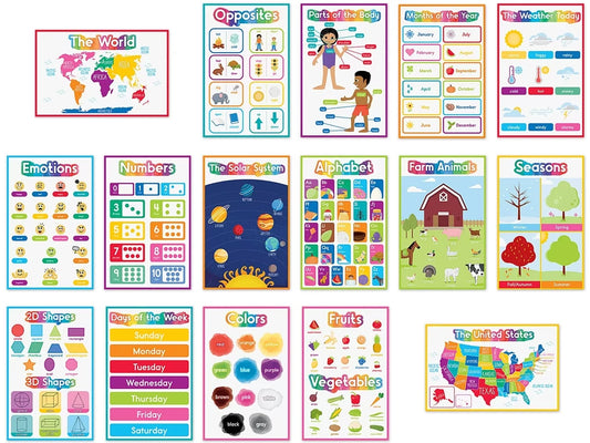 Early Learning Poster Pack - US 6223