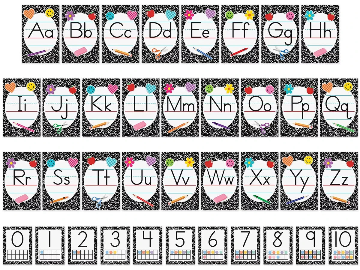 Cool for School Alphabet Card Bulletin Board Set - US 2412
