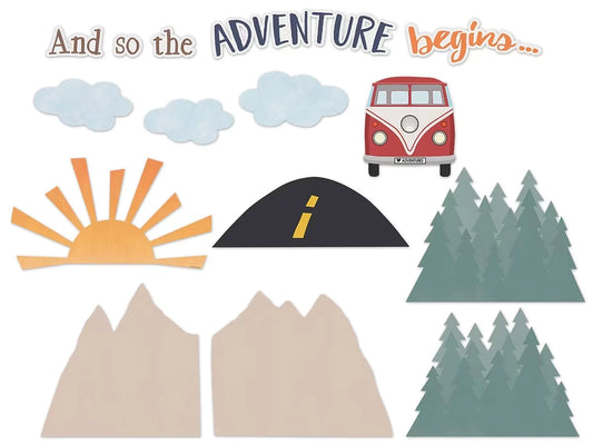 Moving Mountains Adventure Begins Bulletin Board Set - US 2986