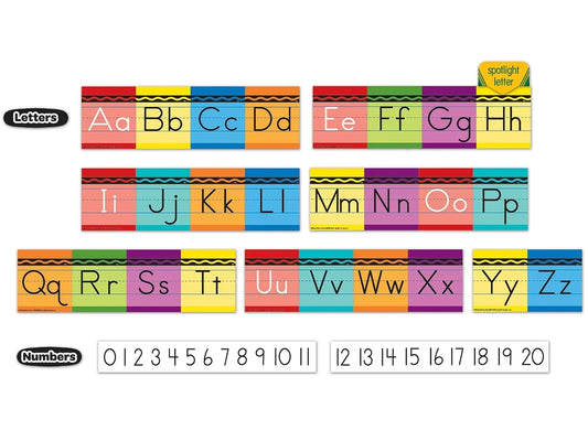 Crayola Traditional Manuscript Bulletin Board Set - US 1544
