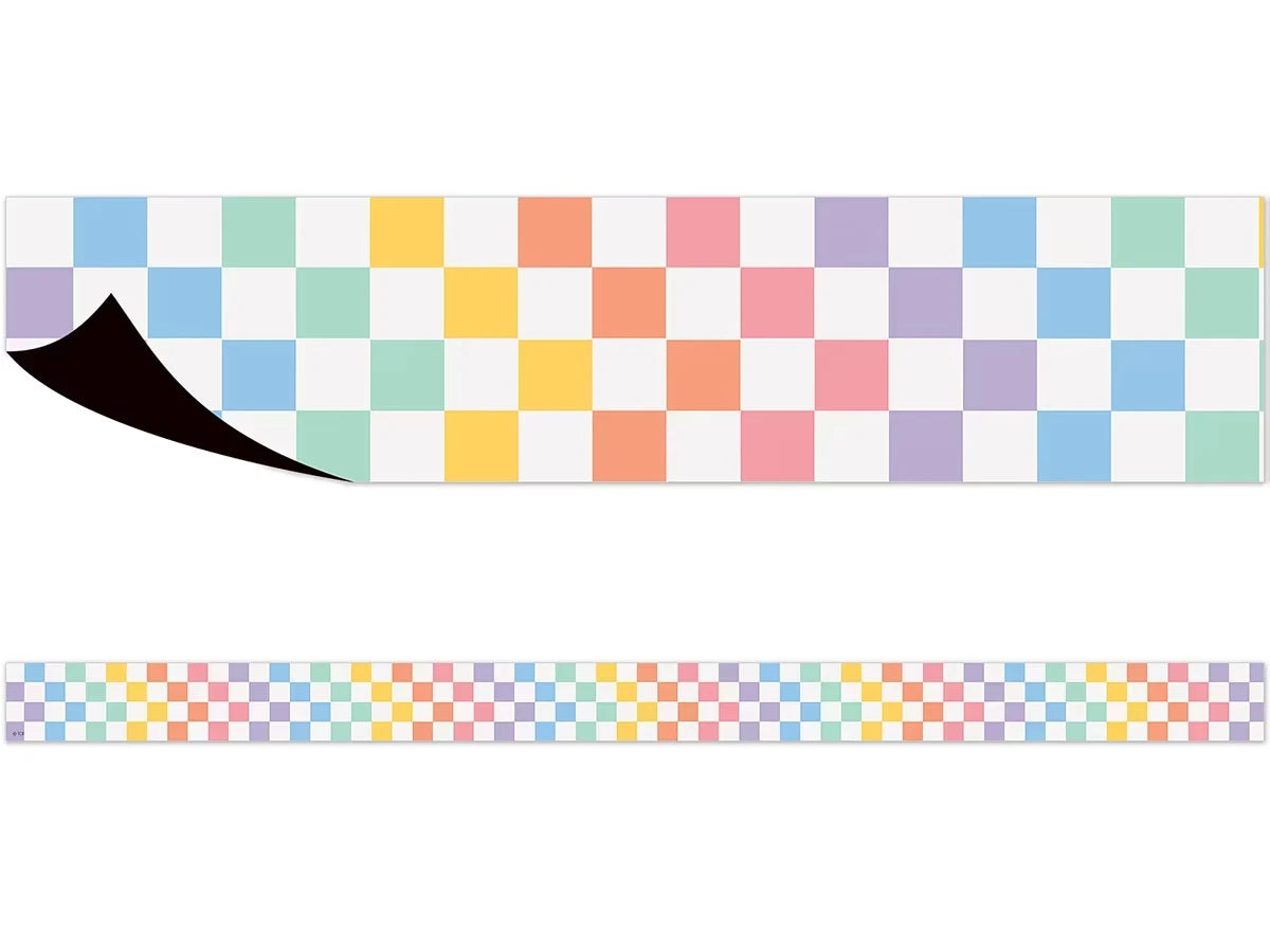 Cool for School Checkered Border - US 9876