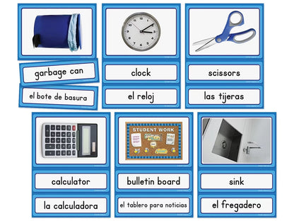 Spanish and English Classroom Labels - US 9475