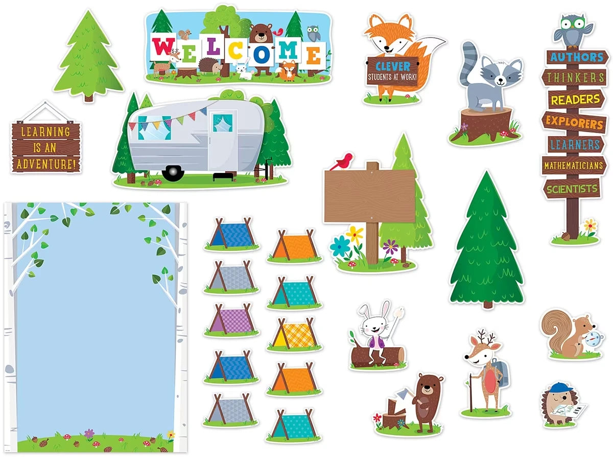 Woodland Friends Welcome Bulletin Board Set - US 6936