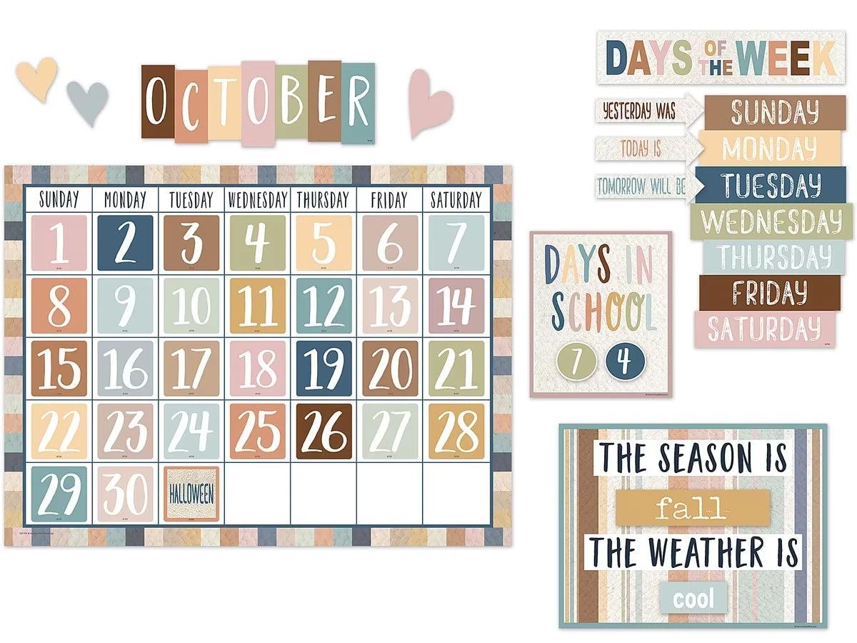 Everyone Is Welcome Calendar Bulletin Board Set - US 4988