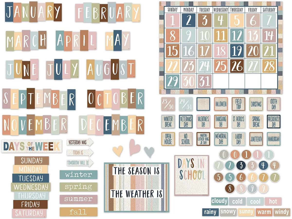 Everyone Is Welcome Calendar Bulletin Board Set - US 4988