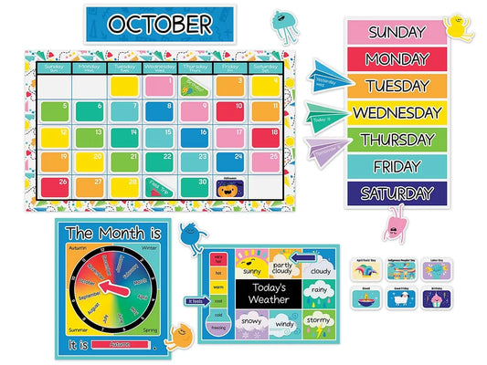 Happy Place Calendar Bulletin Board Set - US 4250