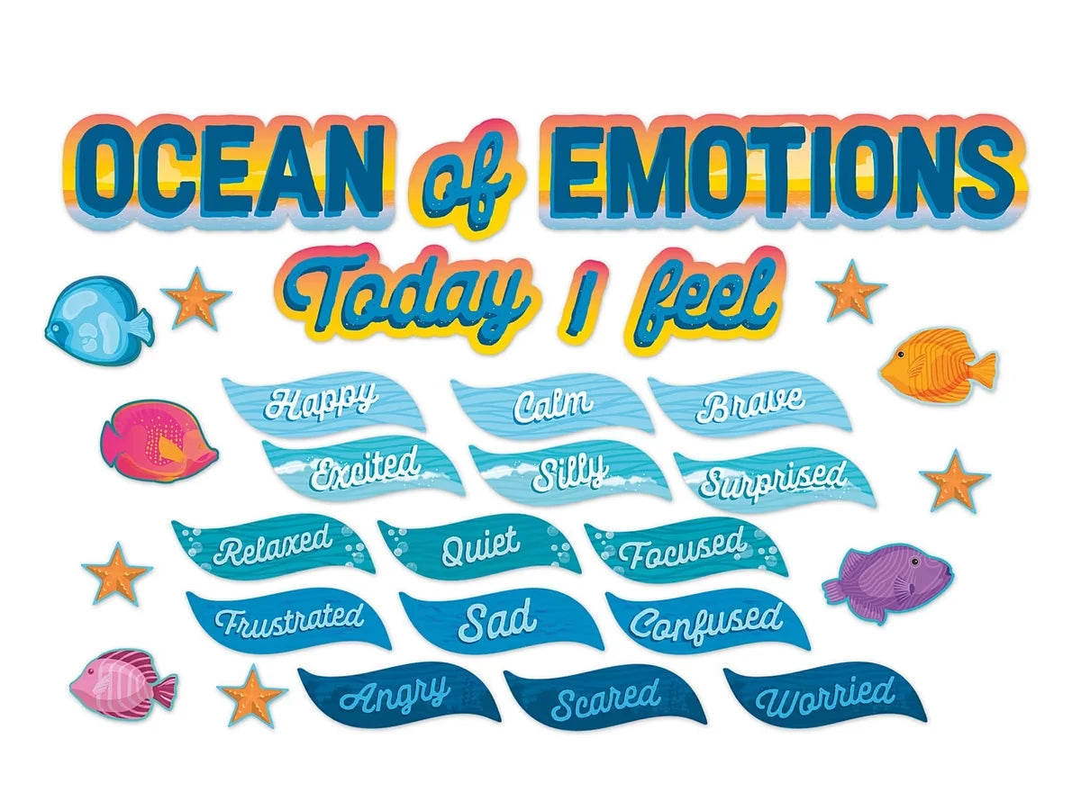 Seas the Day Ocean of Emotions Bulletin Board Set - US 3926
