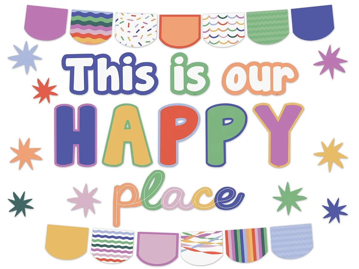 Color Crush Our Happy Place Bulletin Board Set - US 5476