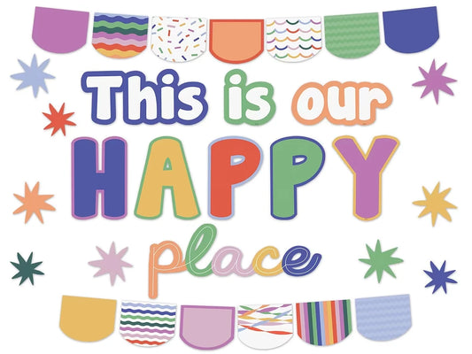 Color Crush Our Happy Place Bulletin Board Set - US 5476