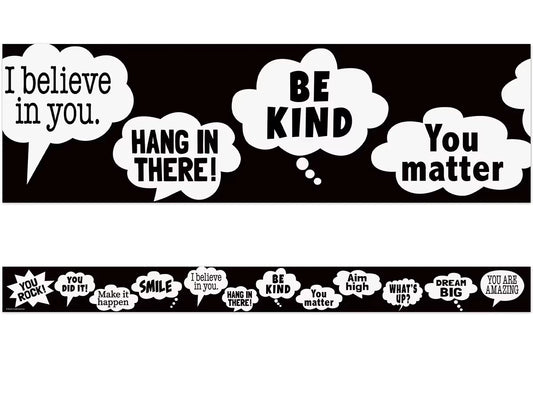 Go Wild Animals Speech Bubble Border - US 9074