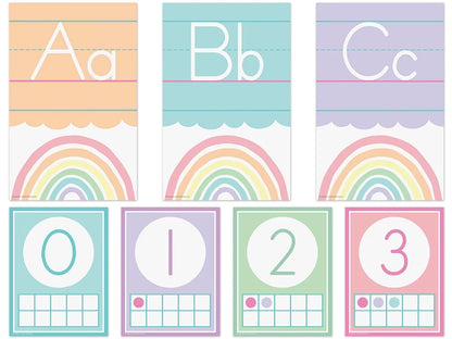 Pastel Pop Alphabet Card Bulletin Board Set - US 2810