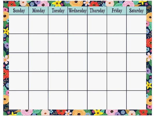 Wildflowers Classroom Calendar - US 2243