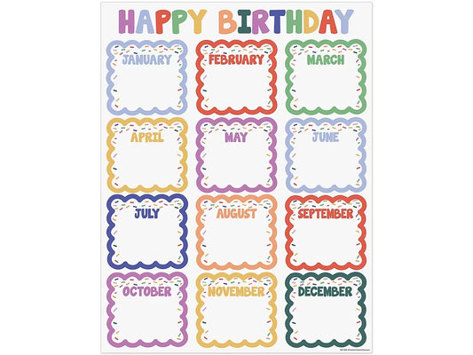Color Crush Birthday Poster - US 3718
