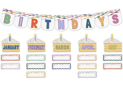 Color Crush Birthday Bulletin Board Set - US 3114
