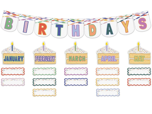 Color Crush Birthday Bulletin Board Set - US 3114