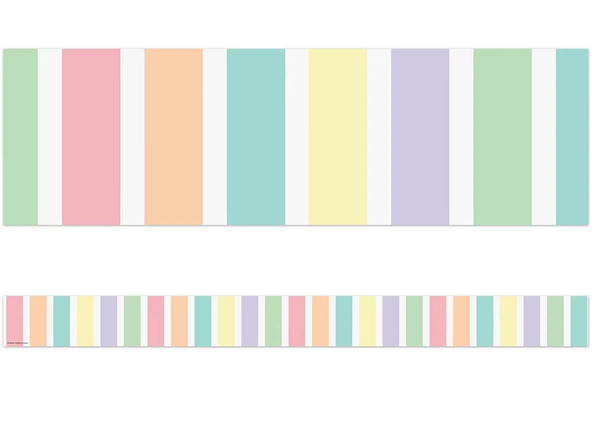 Pastel Pop Striped Border - US 2230