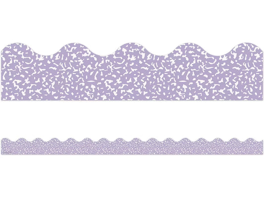 Cool for School Purple Scalloped Border - US 5197