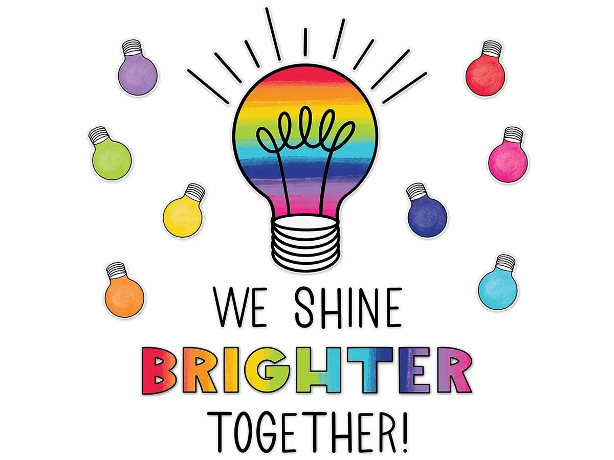 Light Bulb Moments Motivational Bulletin Board Set - US 5779