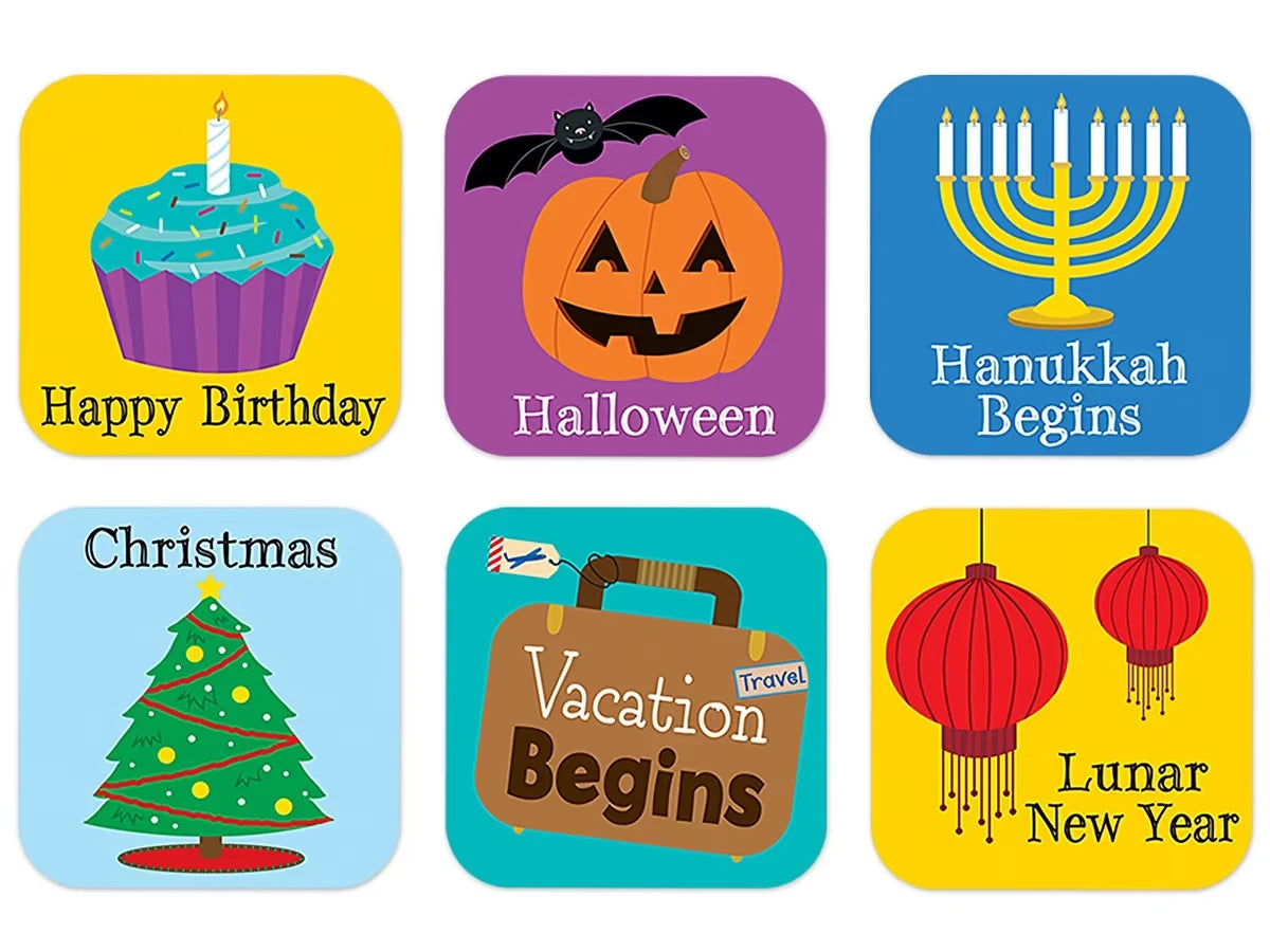 Holidays & Events Calendar Mini Accents - US 2459
