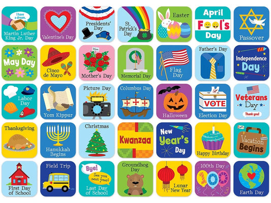 Holidays & Events Calendar Mini Accents - US 2459