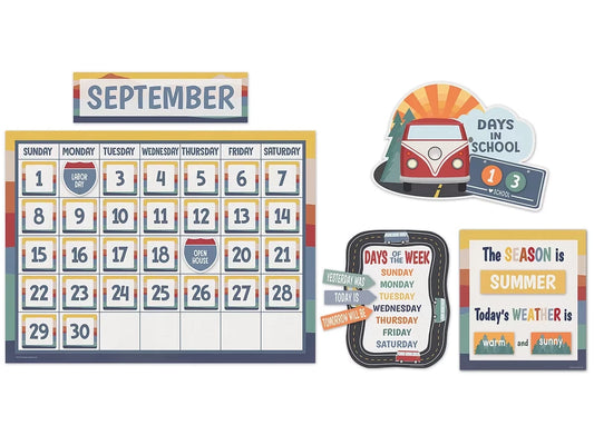 Moving Mountains Calendar Bulletin Board Set - US 9490
